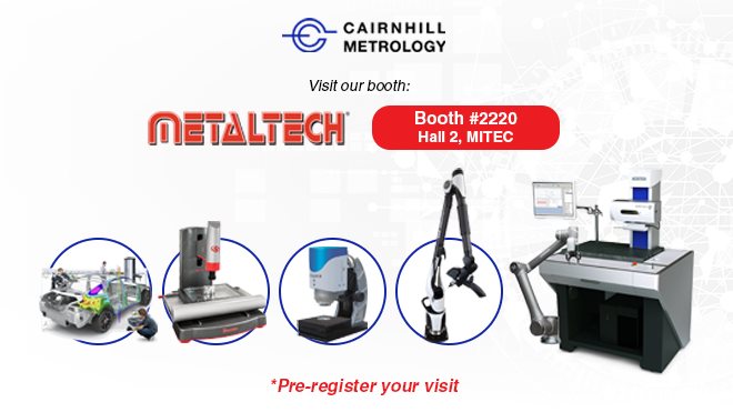 Cairnhill Metrology @ Metaltech 2023 Booth #2220 - Trade Events | Cairnhill